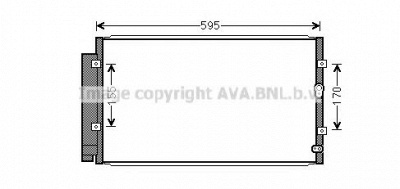 AVA QUALITY COOLING su5102d -  Конденсатор, кондиционер